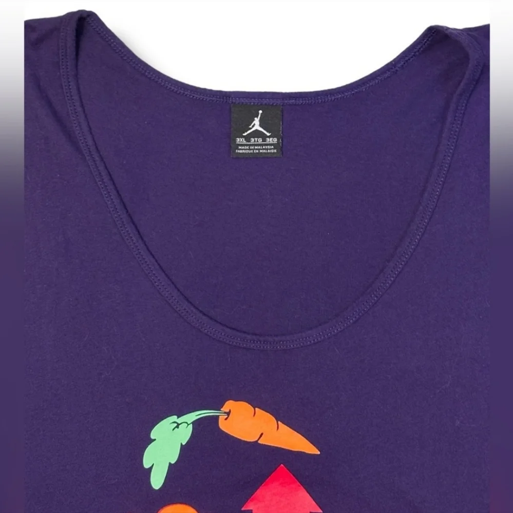 NIKE JORDAN JUMPMAN 2015 What’s Up Jock Purple Graphic Tank 3XL
